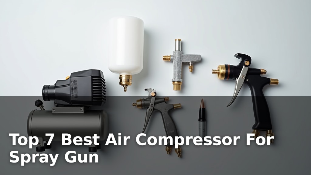 Top 7 Best Air Compressor For Spray Gun
