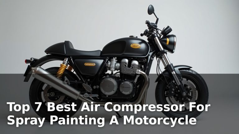Top 7 Best Air Compressor For Spray Painting A Motorcycle