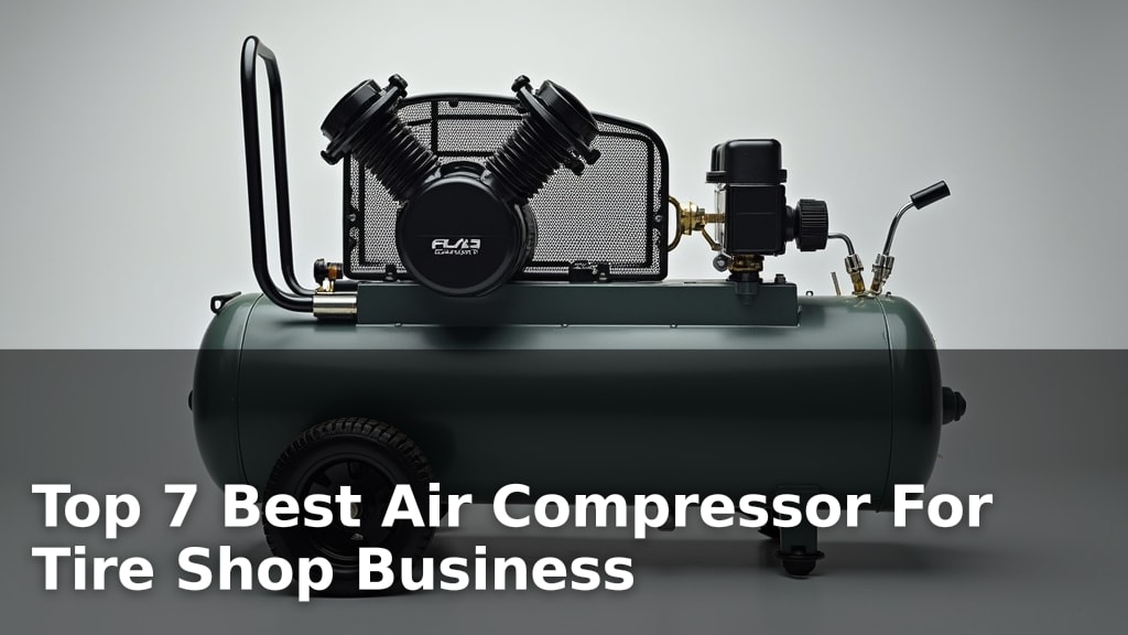 Top 7 Best Air Compressor For Tire Shop Business