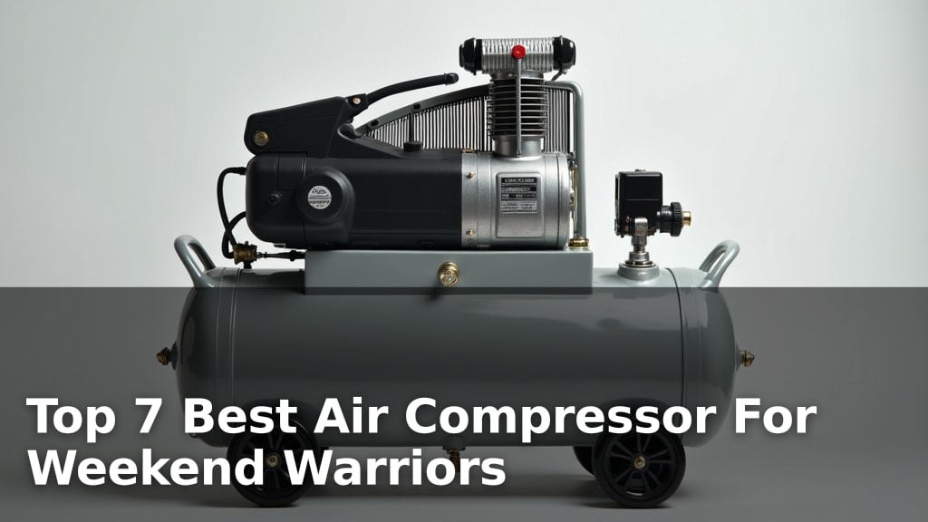Top 7 Best Air Compressor For Weekend Warriors