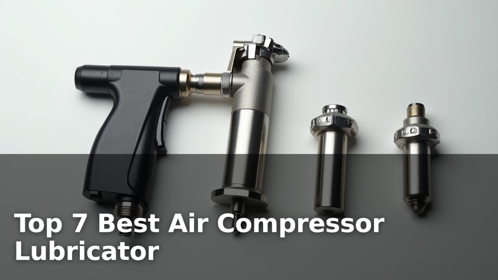 Top 7 Best Air Compressor Lubricator