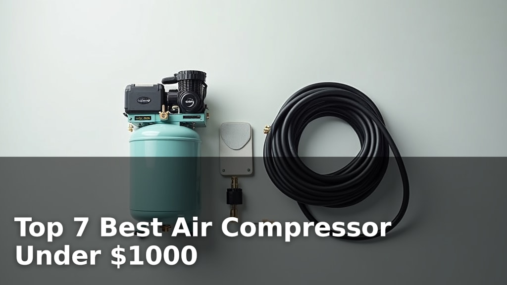Top 7 Best Air Compressor Under $1000