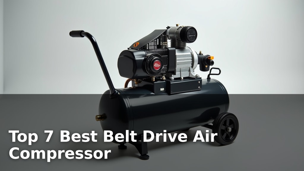 Top 7 Best Belt Drive Air Compressor