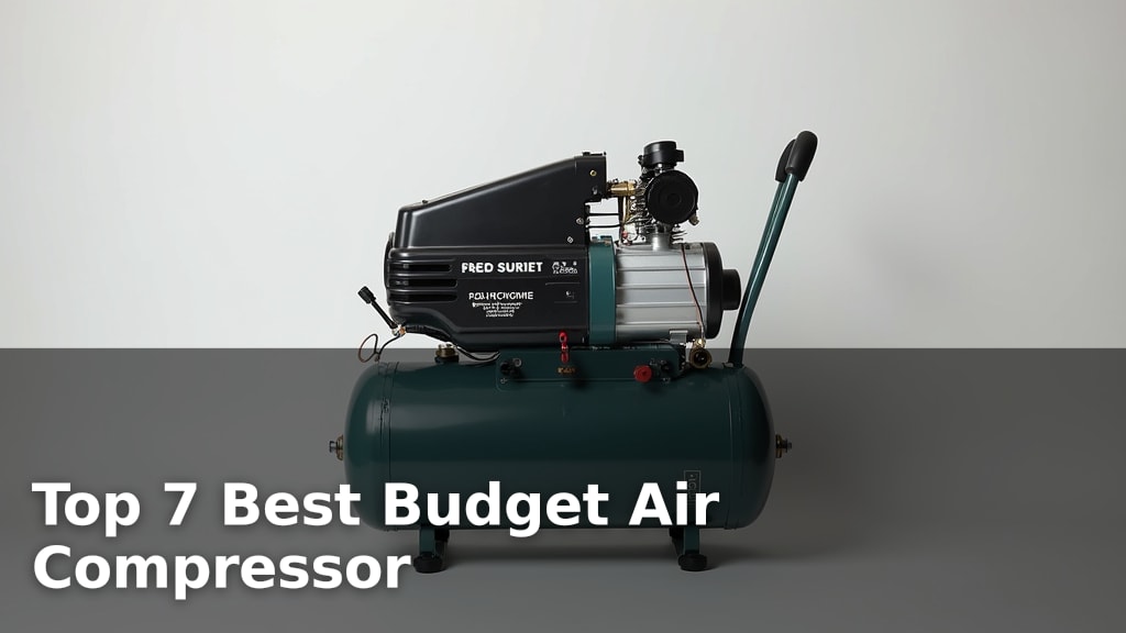 Top 7 Best Budget Air Compressor