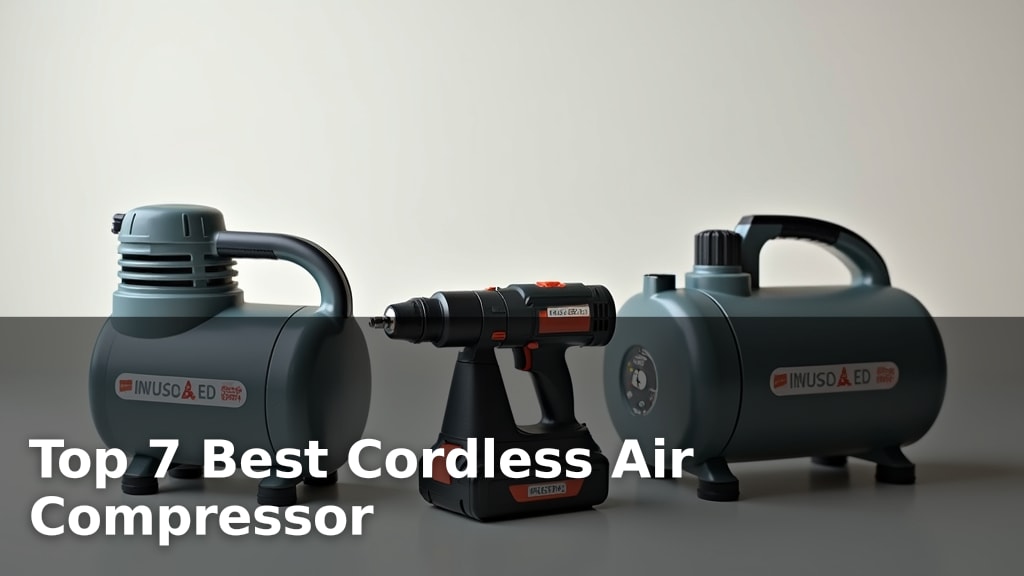 Top 7 Best Cordless Air Compressor