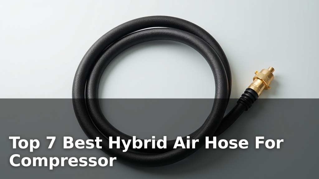 Top 7 Best Hybrid Air Hose For Compressor