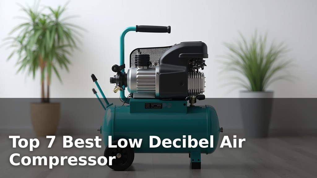 Top 7 Best Low Decibel Air Compressor
