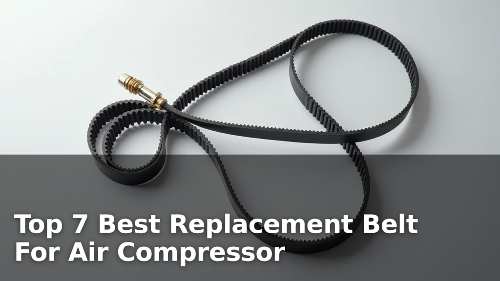 Top 7 Best Replacement Belt For Air Compressor