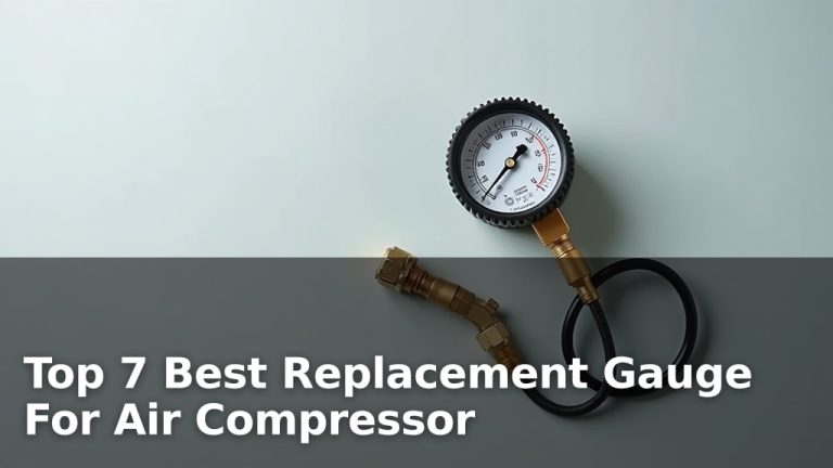 Top 7 Best Replacement Gauge For Air Compressor