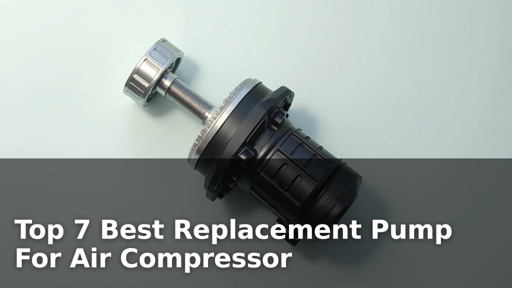 Top 7 Best Replacement Pump For Air Compressor