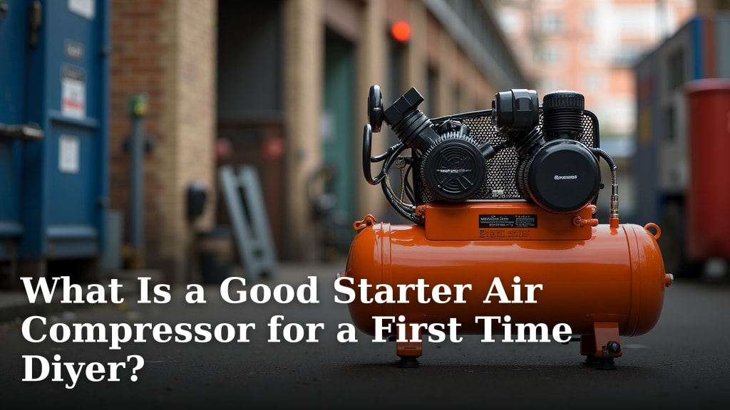 What Is a Good Starter Air Compressor for a First Time Diyer?