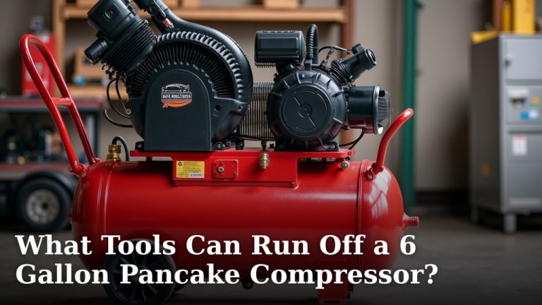 What Tools Can Run Off a 6 Gallon Pancake Compressor?