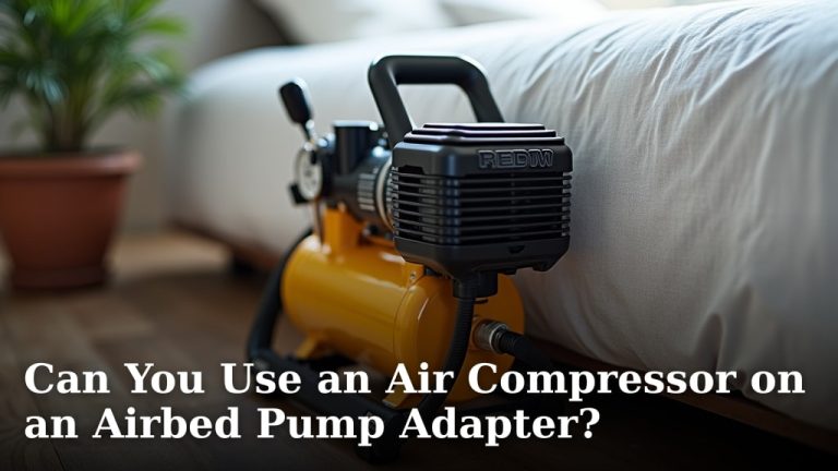 Can You Use an Air Compressor on an Airbed Pump Adapter?