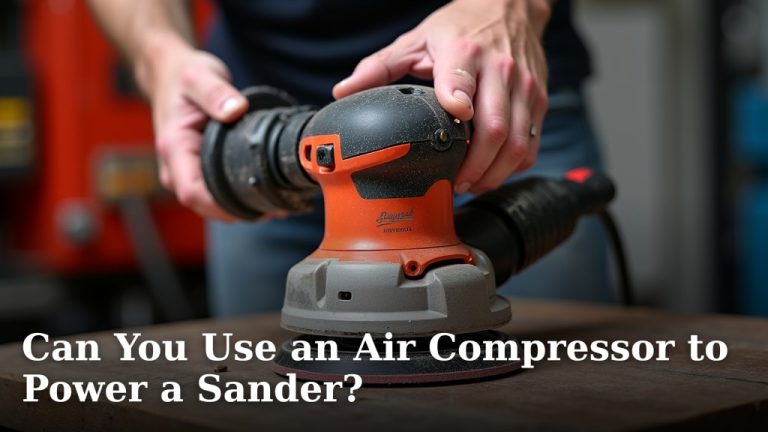 Can You Use an Air Compressor to Power a Sander?