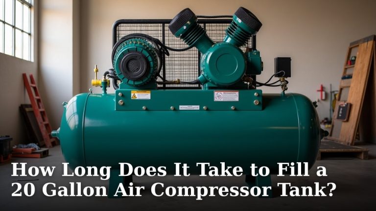 How Long Does It Take to Fill a 20 Gallon Air Compressor Tank?