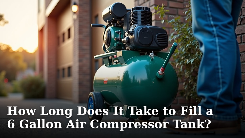 How Long Does It Take to Fill a 6 Gallon Air Compressor Tank?