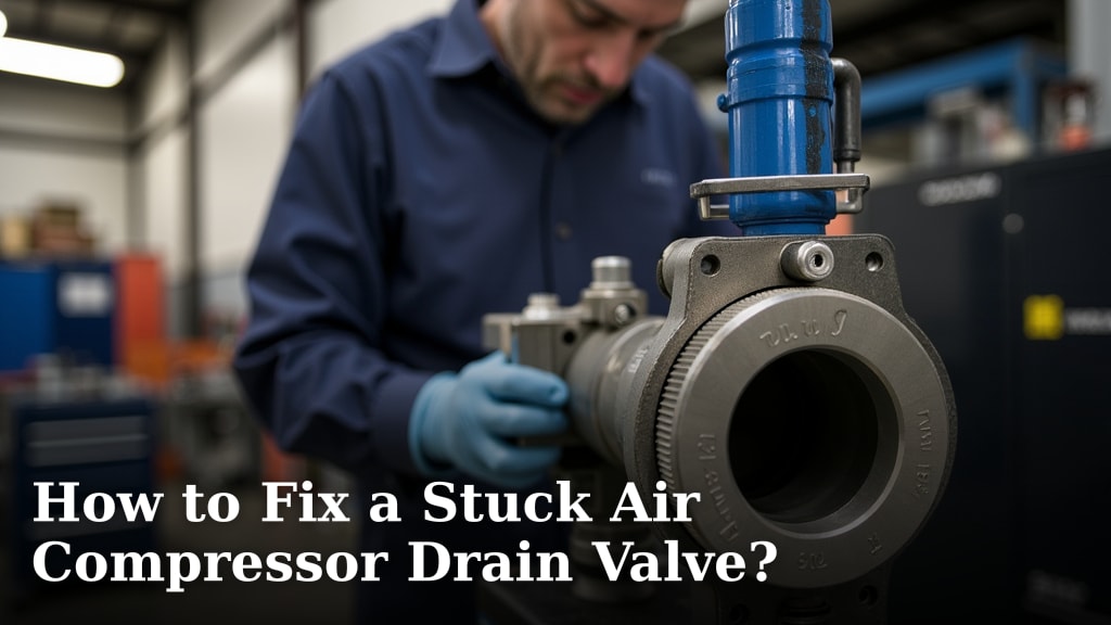 How to Fix a Stuck Air Compressor Drain Valve?