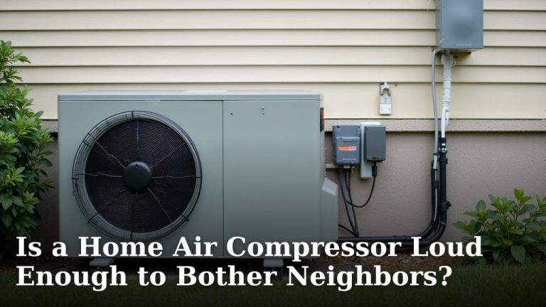 Is a Home Air Compressor Loud Enough to Bother Neighbors?