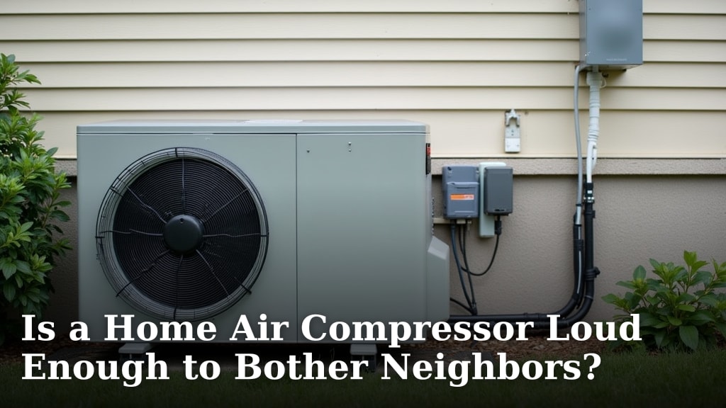 Is a Home Air Compressor Loud Enough to Bother Neighbors?