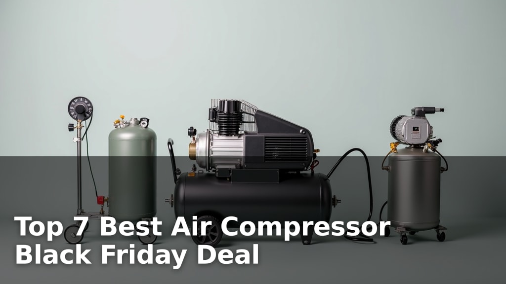Top 7 Best Air Compressor Black Friday Deal