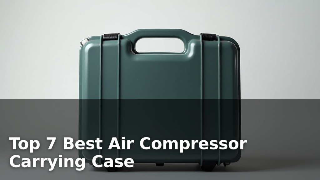 Top 7 Best Air Compressor Carrying Case