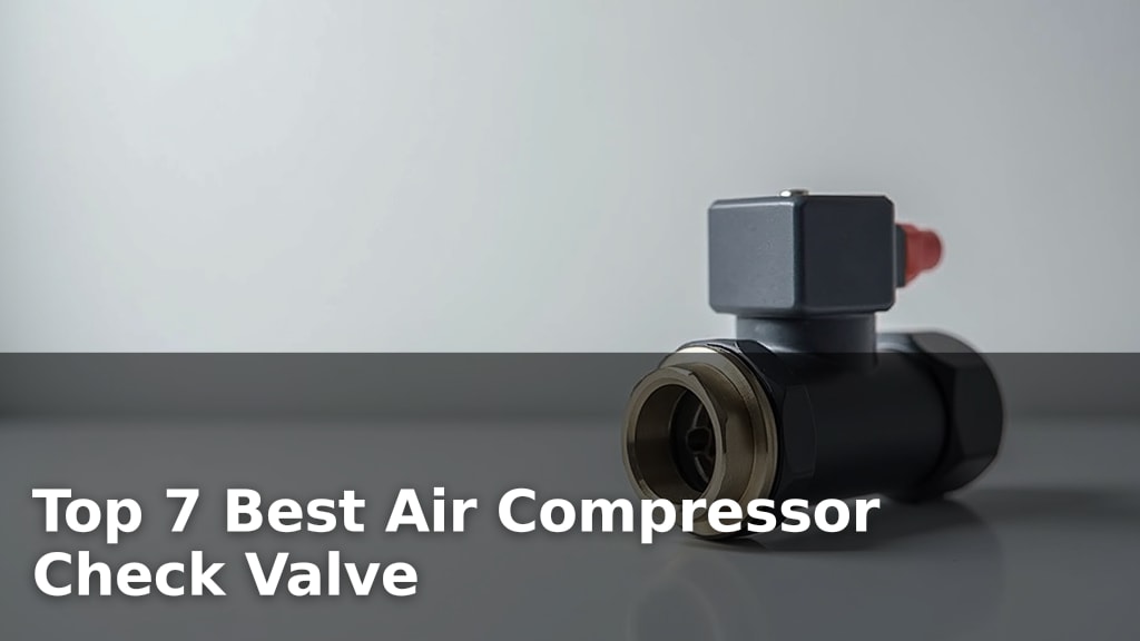 Top 7 Best Air Compressor Check Valve