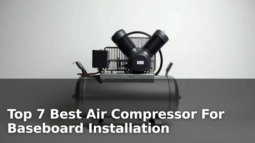 Top 7 Best Air Compressor For Baseboard Installation