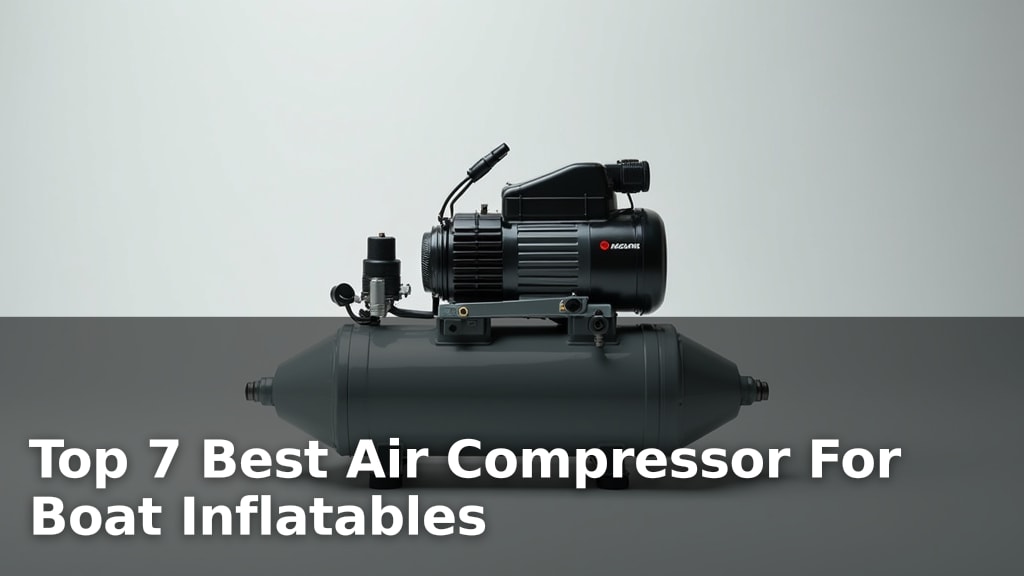 Top 7 Best Air Compressor For Boat Inflatables