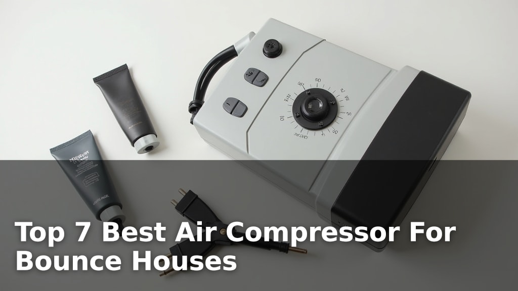 Top 7 Best Air Compressor For Bounce Houses