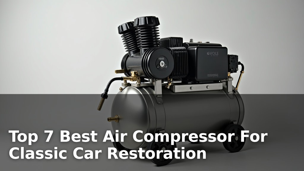 Top 7 Best Air Compressor For Classic Car Restoration