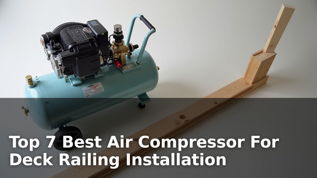 Top 7 Best Air Compressor For Deck Railing Installation