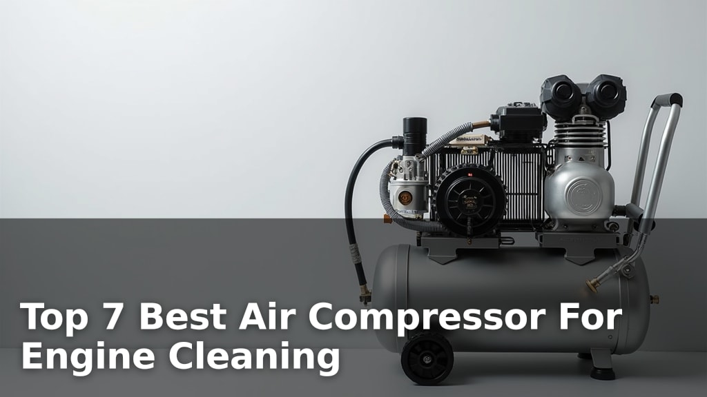 Top 7 Best Air Compressor For Engine Cleaning