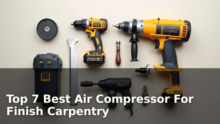 Top 7 Best Air Compressor For Finish Carpentry