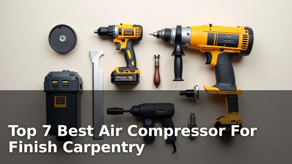 Top 7 Best Air Compressor For Finish Carpentry