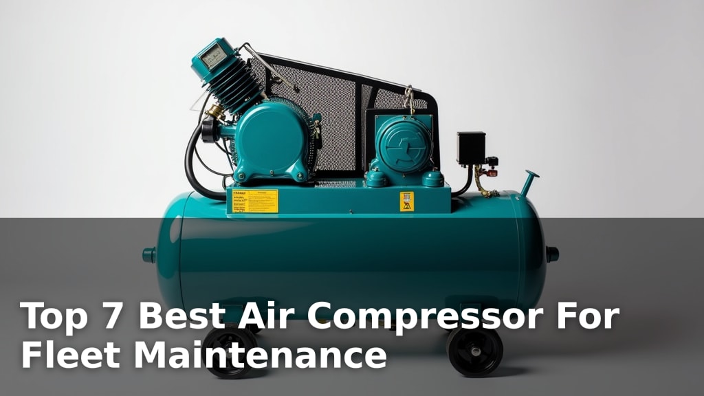 Top 7 Best Air Compressor For Fleet Maintenance