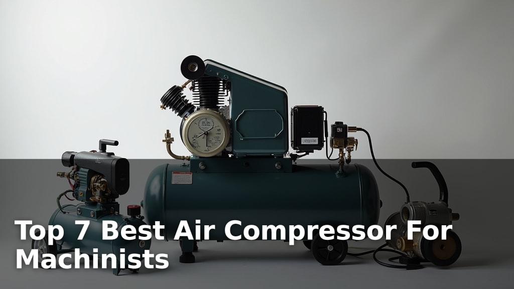 Top 7 Best Air Compressor For Machinists