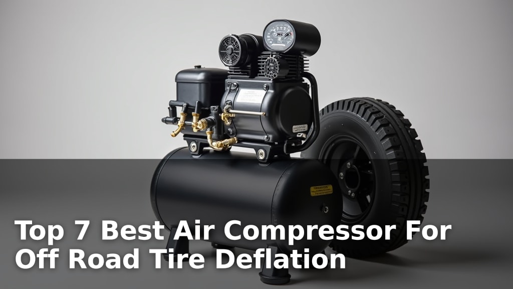 Top 7 Best Air Compressor For Off Road Tire Deflation