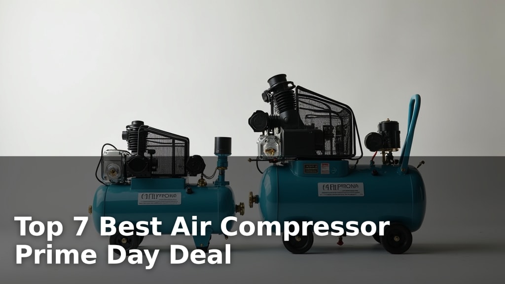 Top 7 Best Air Compressor Prime Day Deal