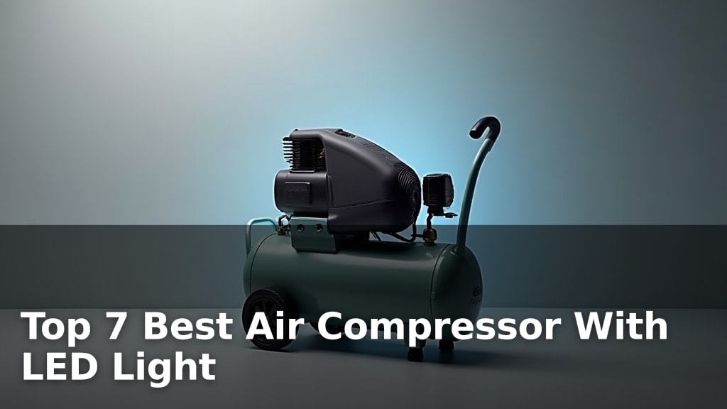Top 7 Best Air Compressor With LED Light