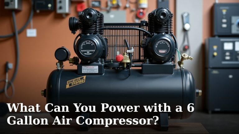 What Can You Power with a 6 Gallon Air Compressor?
