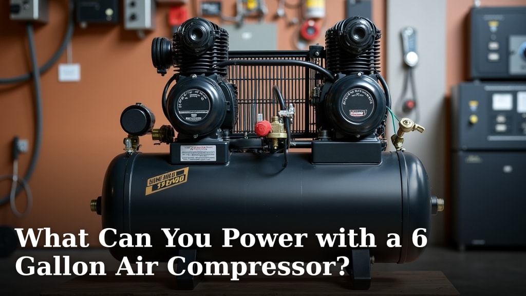 What Can You Power with a 6 Gallon Air Compressor?