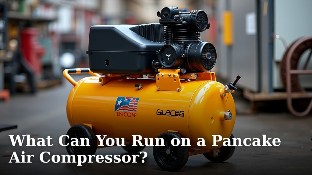 What Can You Run on a Pancake Air Compressor?