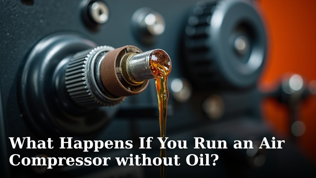 What Happens If You Run an Air Compressor without Oil?