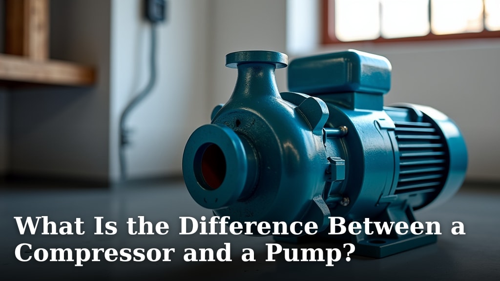 What Is the Difference Between a Compressor and a Pump?