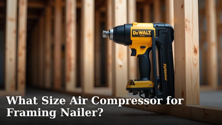What Size Air Compressor for Framing Nailer?