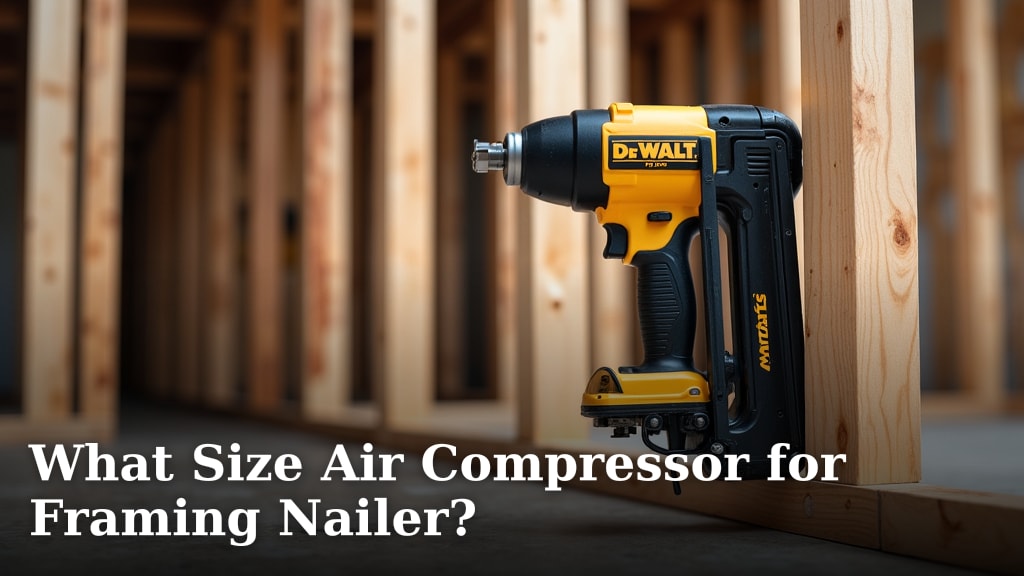 What Size Air Compressor for Framing Nailer?